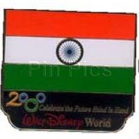 Millennium Village Pavilion India 2000 flag