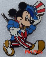 DL - Patriotic Mickey - Strolling Uncle Sam - Black