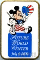 WDW - Patriotic Mickey - Future World Center - EPCOT - July 4, 2000 - Cast Exclusive