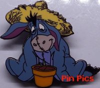 DLR - Gardener Eeyore wearing a straw hat