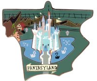 DLR - Park Atlas Pin Set (Fantasyland) - Cast Member