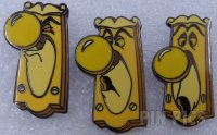 Angry, Surprised, and Wincing Door Knob - Alice in Wonderland