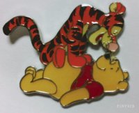 Tigger Sitting on Pooh