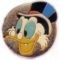 TDR - Scrooge McDuck - Head - Gold Circle - TDL