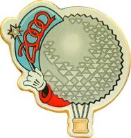 Spaceship Earth Millennium Balloon Tour - 2000 - Press - Hot Air - EPCOT