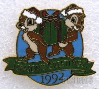 Chip and Dale - Season's Greetings 1992 - Cast Member Exclusive