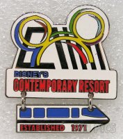 WDW - Contemporary Resort - Est. 1971 - Monorail Dangle - 2nd Version - 2001