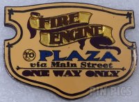 Disneyland Sign Series - Fire Engine to Plaza