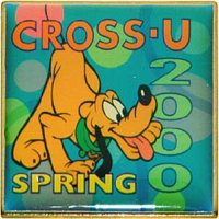 WDW - Pluto - Cross U Spring 2000 - Cast Exclusive