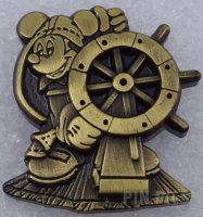 DCL - Helmsman Mickey - Bronze - Ship Wheel