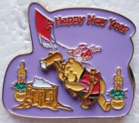 Japan - Pooh and Piglet - Pounding Mochi - Mochitsuki - New Year 2001