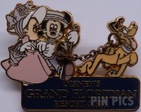 WDW - Mickey and Minnie  Walking Pluto - Grand Floridian