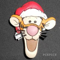 Rubber Santa Tigger Head