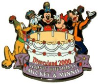 DLR - Disneyland 2000 Birthday Cake (Fab 5)