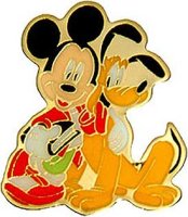 Japan - Mickey Mouse and Pluto - Arm Around Pluto - TDL