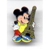 Mickey with the Eiffel Tower