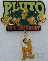 WDW - Pluto 70th Anniversary Dangle - Mystery Pin 8