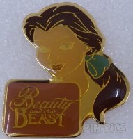 Belle -  Blue Bow in Hair - Beauty and the Beast - Logo