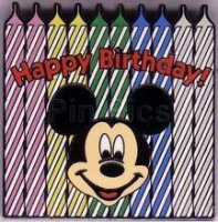 DLR - Mickey Mouse - Happy Birthday Candles