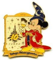 Japan - Sorcerer Mickey - Painting the Castle - 10th Anniversary - TDL