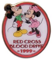 Japan - Mickey and Minnie - Red Cross Blood Drive 1999