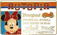 DL - Minnie Mouse - Autopia Driver's License Series