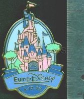 EuroDisney 4-12-92 Opening Day Press Pin