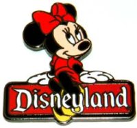 DLR - Minnie Sitting on Disneyland Logo