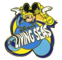 The Living Seas Scuba Mickey (No Logo)