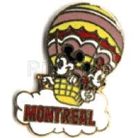 Mickey and Minnie in a hot air Balloon - Montreal