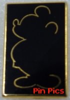 DLP - Mickey Silhouette Black & Gold