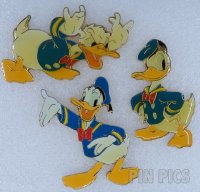 Donald Duck Model Sheet Framed Set - 3 pins