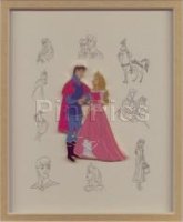 Sleeping Beauty Motion Study Framed Set