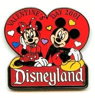 Disneyland Mickey & Minnie Valentine's Day 2001