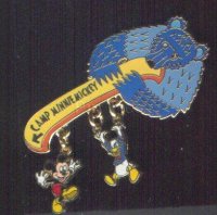 WDW - Mickey & Donald - Canoe Camp - Bear - Dangle