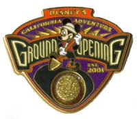 Disney's California Adventure Ground Opening Gold Dust Pin