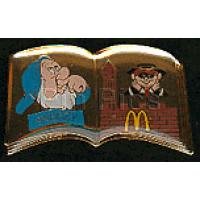 Bootleg - Sneezy from Snow White in a McDonald's open book