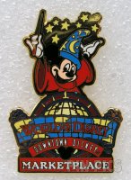 WDW - World of Disney - Pluto's Pin Pursuit - Downtown Disney Marketplace 26th Anniversary 2001 - Sorcerer Mickey