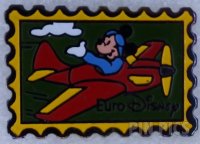 Euro Disney - Mickey - Flying Airplane - Stamp