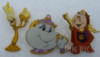 WDCC - Mrs. Potts, Chip, Lumiere and Cogsworth Set