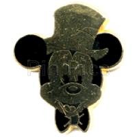 Mickey Head - Top Hat - Gold Plated