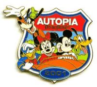 Disneyland - Autopia 2001 (FAB 5 Road Sign)