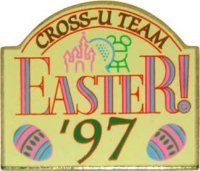 WDW - Castle, Spaceship Earth, Earful Tower - Cross-U Easter 1997 - Cast Exclusive