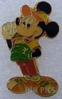 Mickey with Green Baseball Glove