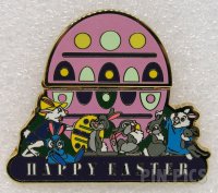 WDW - Disney Rabbits in Hinged Egg - Happy Easter 2001