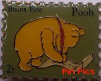 Pooh Brains First Postage Stamp