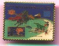 Maldives Stamp Sleepy Hollow chase