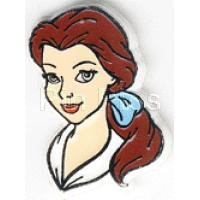 Large Belle plastic pin