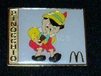 Pinocchio Mc Donalds - Pinocchio drinking