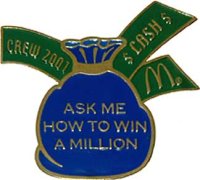 Disney-McDonalds 2001 Crew Tie-In - Ask Me How To Win A Million